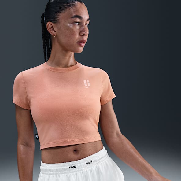 Womens Cropped Tops and T-Shirts. Nike.com